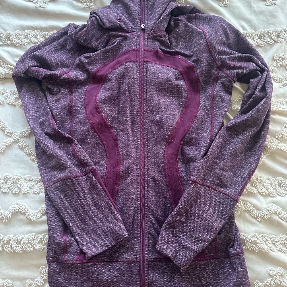 Lululemon Athletica Heathered Purple Hoodie